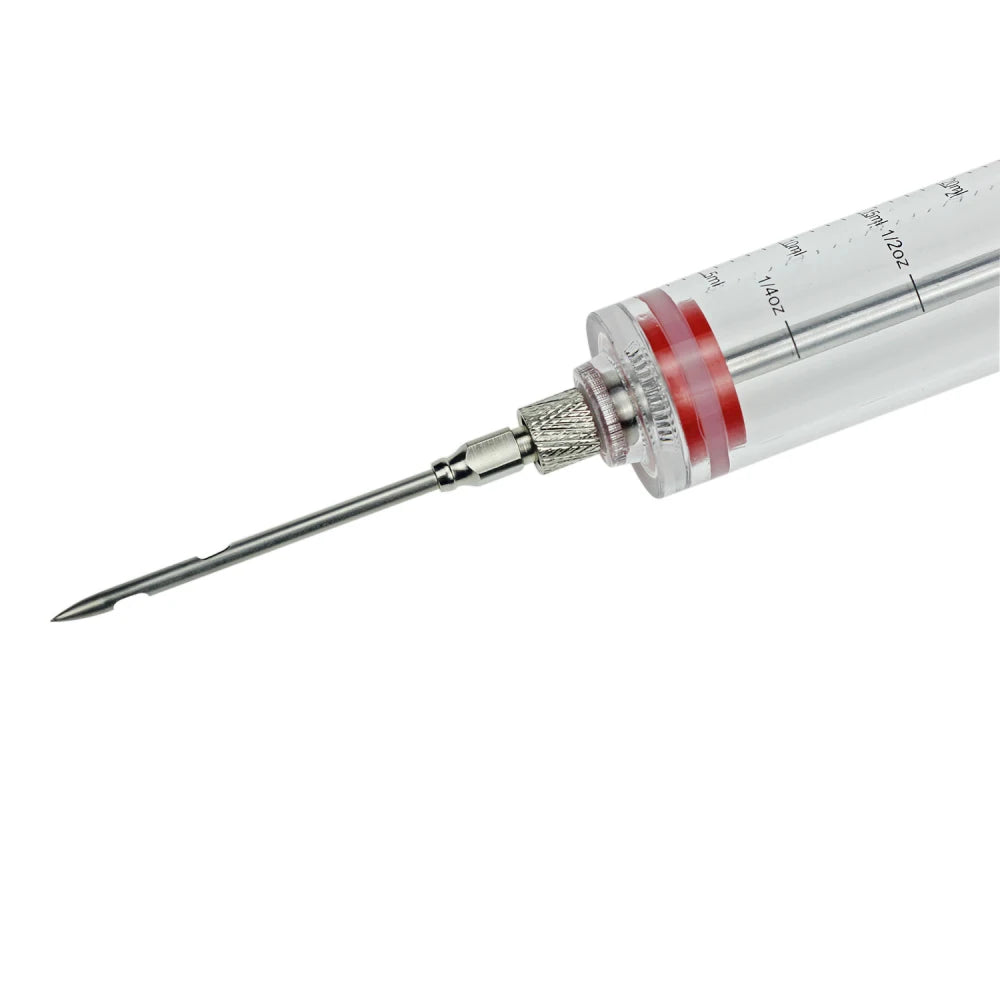 BBQ Meat Syringe Marinade Injector with Stainless Steel Needles Turkey Chicken Syringe Sauce Injection Kitchen Tools Accessorie