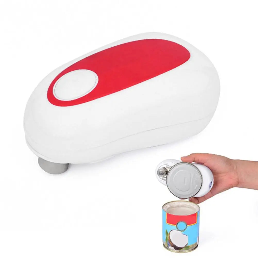 Electric Can Opener Portable Battery Powered Automatic Smooth Handheld Can Opener for Home Seniors and Professional Chefs