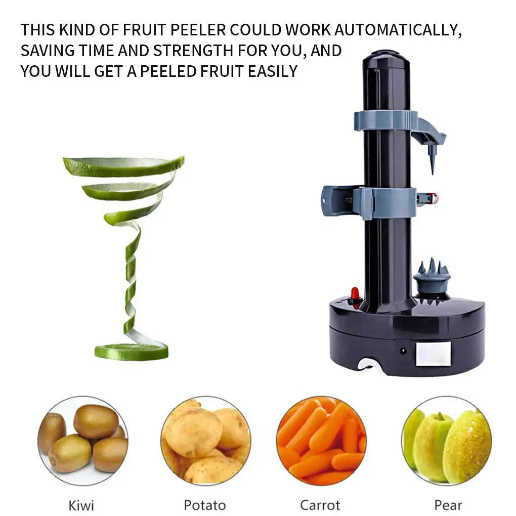 Multifunction Electric Peeler For Vegetables Automatic Stainless Steel Apple Peeler Kitchen Potato Fruit Cutter Machine