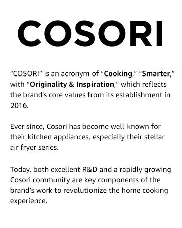 COSORI Toaster Oven Air Fryer Combo, 12-in-1, 26QT Convection Oven Countertop, Stainless Steel with Toast Bake and Broil