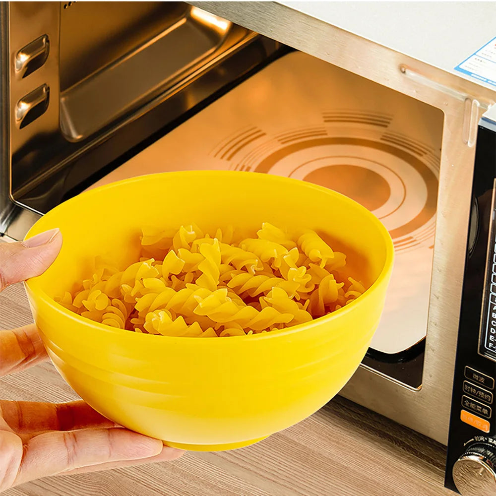 4/16Pcs Black Plastic Cutlery Set Reusable Plates Bowl Cups 4 Sets for Kitchen Outdoor Camping Party Dinnerware Dishes Set