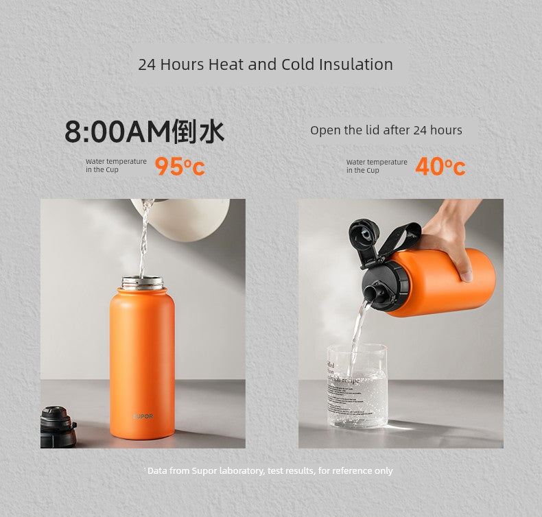 Supor Sports Stainless Steel Kettle Thermos Cup