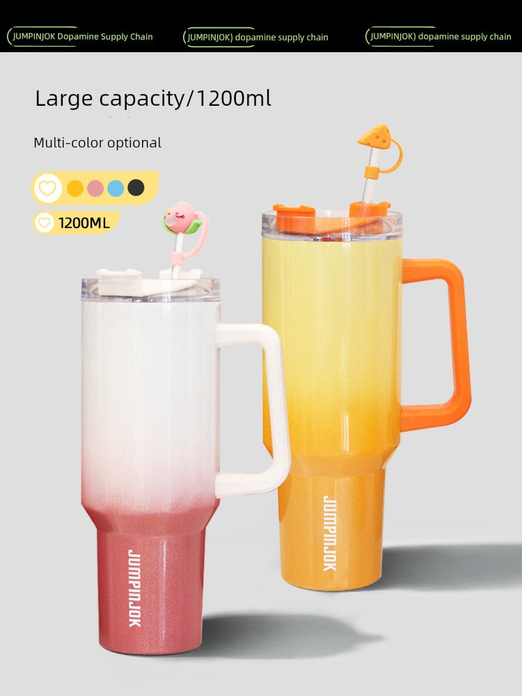 Dopamine Insulated Stainless Steel Straw New Arrival Large Ice Cup