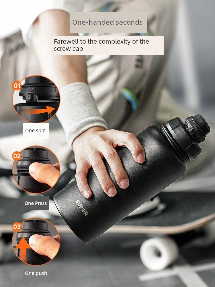 Supor Sports Stainless Steel Kettle Thermos Cup