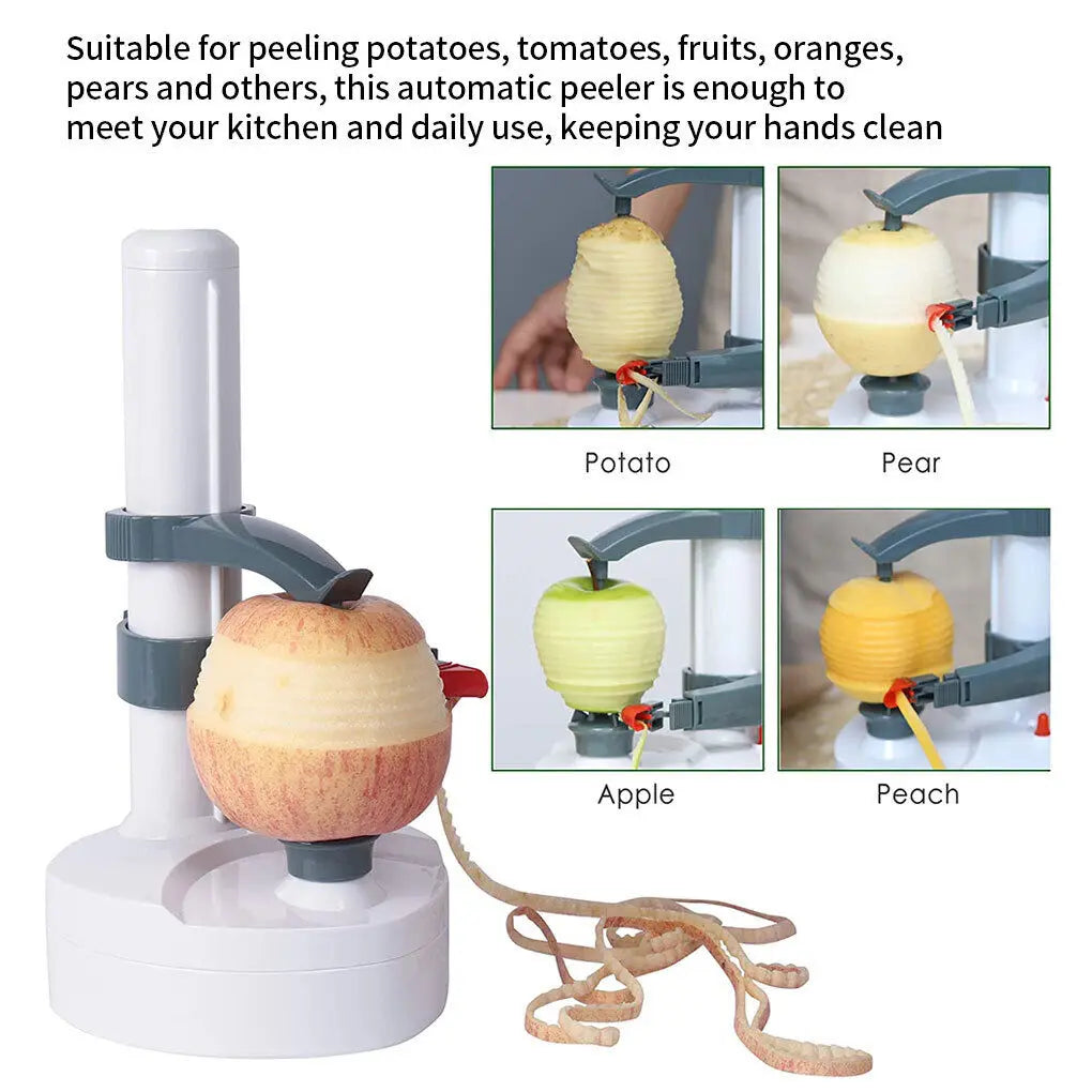 Multifunction Electric Peeler For Vegetables Automatic Stainless Steel Apple Peeler Kitchen Potato Fruit Cutter Machine