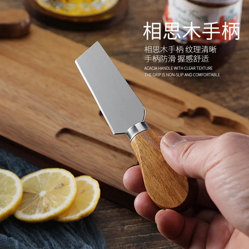 Acacia Cheese Board Set Cheese Knife Cheese Board Wooden Cutting Board Steak BoardKnife
