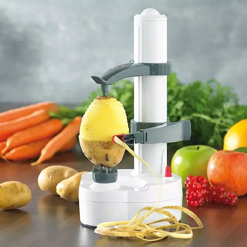 Multifunction Electric Peeler For Vegetables Automatic Stainless Steel Apple Peeler Kitchen Potato Fruit Cutter Machine