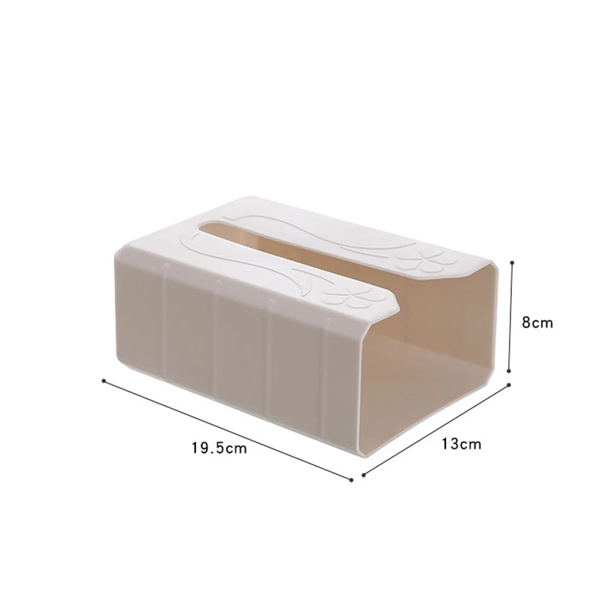 2020 Tissue Box Self Adhesive Tissue Box Napkin Holder Wall Mounted Garbage Bag Dispenser Rack  Storage