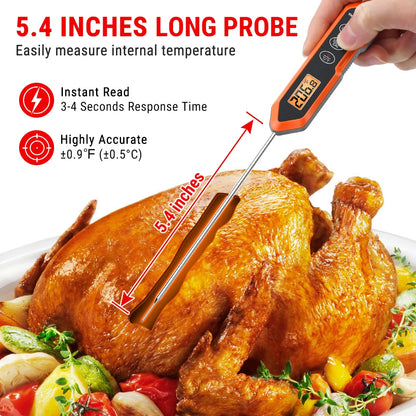 ThermoPro TP15H Backlight Waterproof Meat BBQ Thermometer Digital Instant Reading Cooking Kitchen Thermometer For Oven Milk