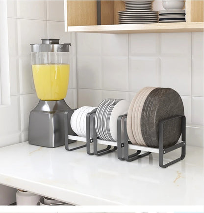 Kitchen Cabinet Storage Dish Drain Rack Bowl Cup Holder Multifunction Shelves Plates Dishes Chopping Board Drainer Organizer