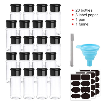 Spice/Seasoning Shaker Bottles | Spice Organizer 10 PC Set