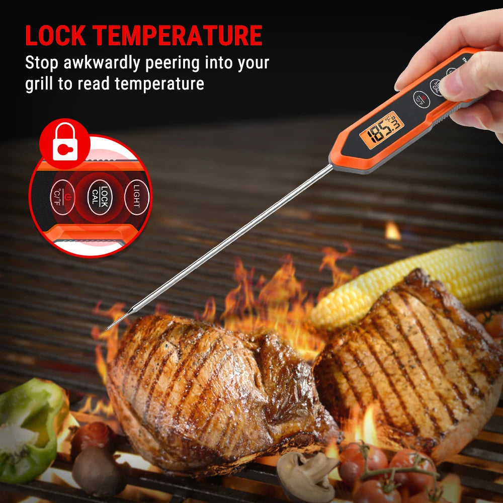 ThermoPro TP15H Backlight Waterproof Meat BBQ Thermometer Digital Instant Reading Cooking Kitchen Thermometer For Oven Milk