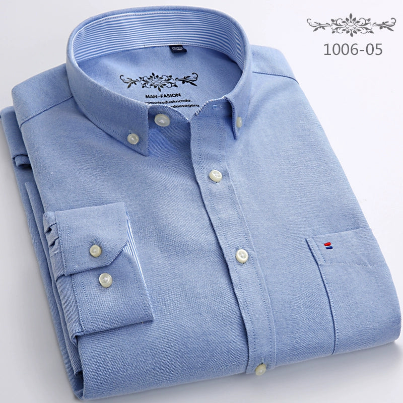 Long Sleeves Yellow Business Work-Inch Fir Men Shirt