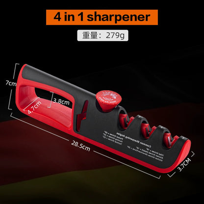 Fabulous Sharpening Product 4-in-1 Multi-Angle Adjustable Fast Sharpener Diamond Tungsten Steel Ceramic Multifunctional Sharpener