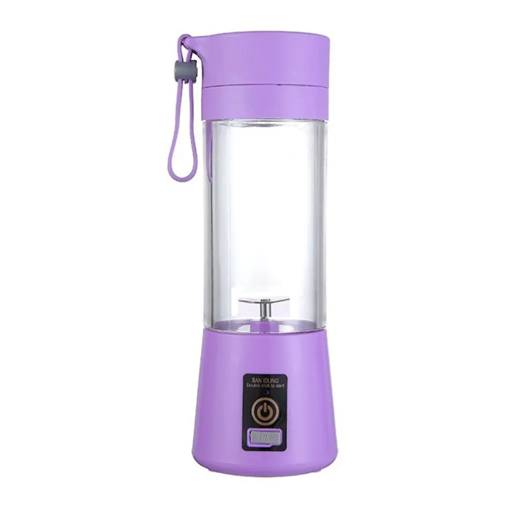 Portable Blender USB Mixer Two Blades Electric Juicer Machine Smoothie Blender Mini Food Processor Personal Lemon Squeezer