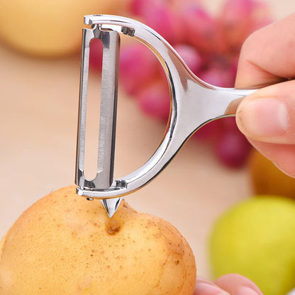 Stainless Steel Kitchen Accessories Multi-function Vegetable Peeler Cutter Potato Carrot Grater Fruit Vegetable Salad Tools