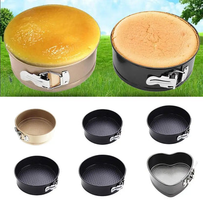 Nonstick Springform Cake Pan Cheesecake Pan Leakproof Cake Pan Bakeware Loose Base Cake Baking Tin Interlocking