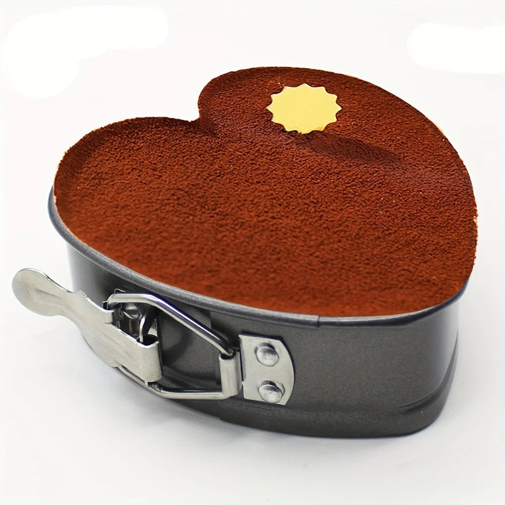 Heart Detachable Bottom Baking Pan Nonstick Baking Pans Spring Form For Cheesecake Fried Eggs Pudding MoldCake MoldTier