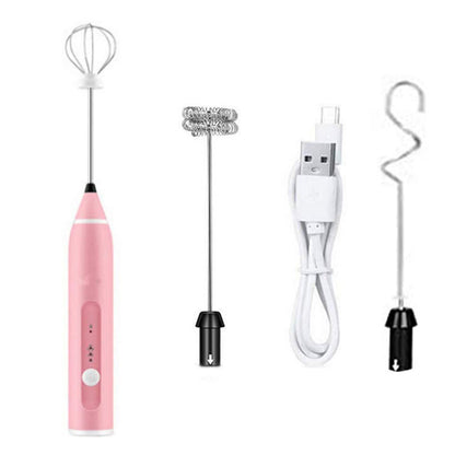 Handheld Electric Mixer with 3 Speed Setings Multipurpose USB Charging Whisk Electric Mixer Home Kitchen