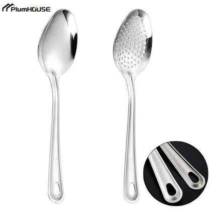 Stainless Steel Strainer Spoon Kitchen Colander Spoon Spoon Filter Strainer Food Scoop Perforated Skimmer Colander