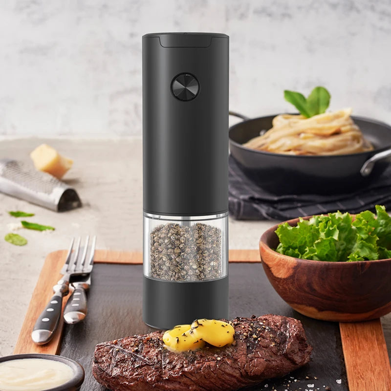 Electric Automatic Salt and Pepper Grinder Set Gravity Spice Mill Adjustable Spices Grinder Kitchen Tools