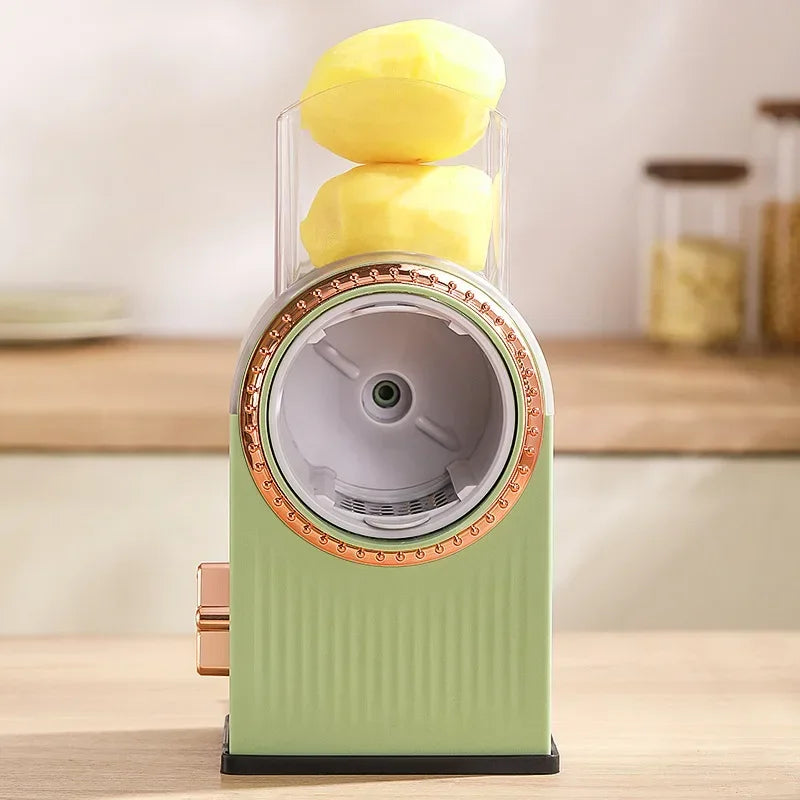 Multifu Vegetable Slicer Manual Kitchen Accessories Grater Vegetable Chopper Round Cutter Household Potato Garlic Shredder