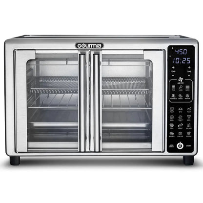 6-Slice Digital Air Fryer Toaster Oven with 19 One-Touch Presets Stainless Steel Advanced Technology Perfectly Crisped Creations
