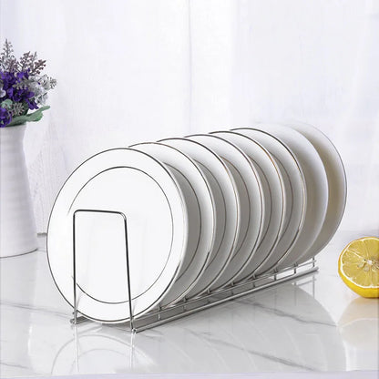 Kitchen Bowl Dish Organizer Stainless Steel Dish Holder Home Cutlery Dishes Pot Lid Rack Household Dish Rack Kitchen Accessories