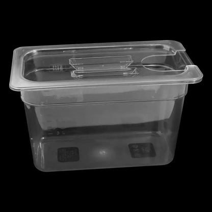 6L Sous Vide Cooker Container Food Grade Material Transparent Vacuum Tank Sound Insulation with Lid Bathtub