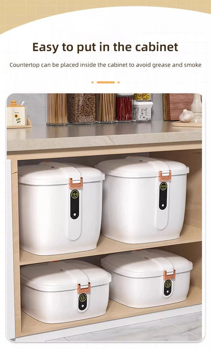 Kitchen Food Storage Containers Rice Box 5KG 10KG Insect-Proof Moisture-Proof Cereal Dispenser Flour Sugar Storage Containers