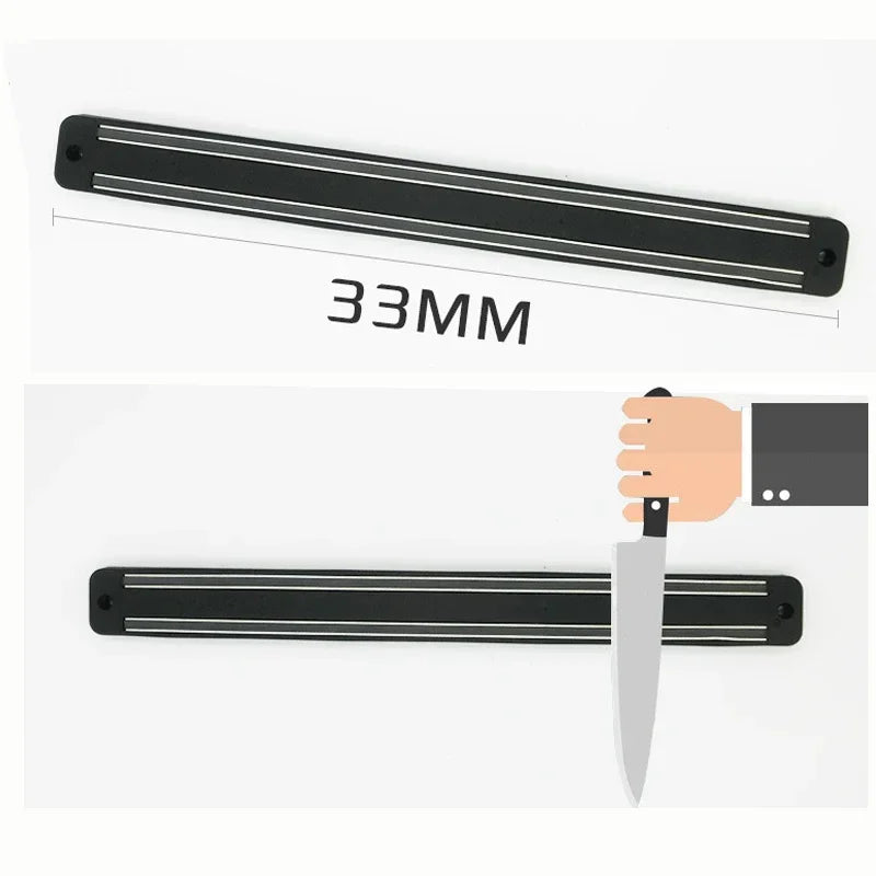 Powerful Magnetic Stainless Steel Magnetic Knife Block Wall-mounted Kitchen Magnet Magnet Convenient and Practical Knife Holder