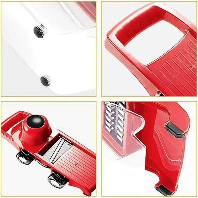 Multifu Vegetable Slicer Manual Kitchen Accessories Grater Vegetable Chopper Round Cutter Household Potato Garlic Shredder