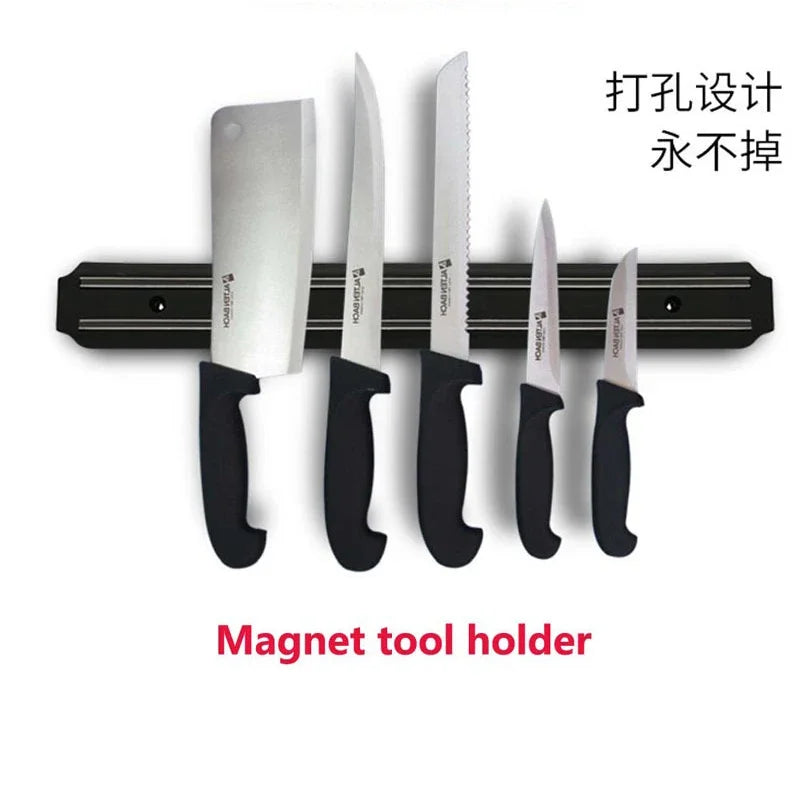 Powerful Magnetic Stainless Steel Magnetic Knife Block Wall-mounted Kitchen Magnet Magnet Convenient and Practical Knife Holder