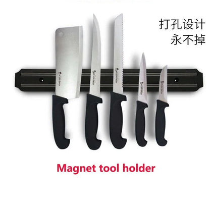 Powerful Magnetic Stainless Steel Magnetic Knife Block Wall-mounted Kitchen Magnet Magnet Convenient and Practical Knife Holder