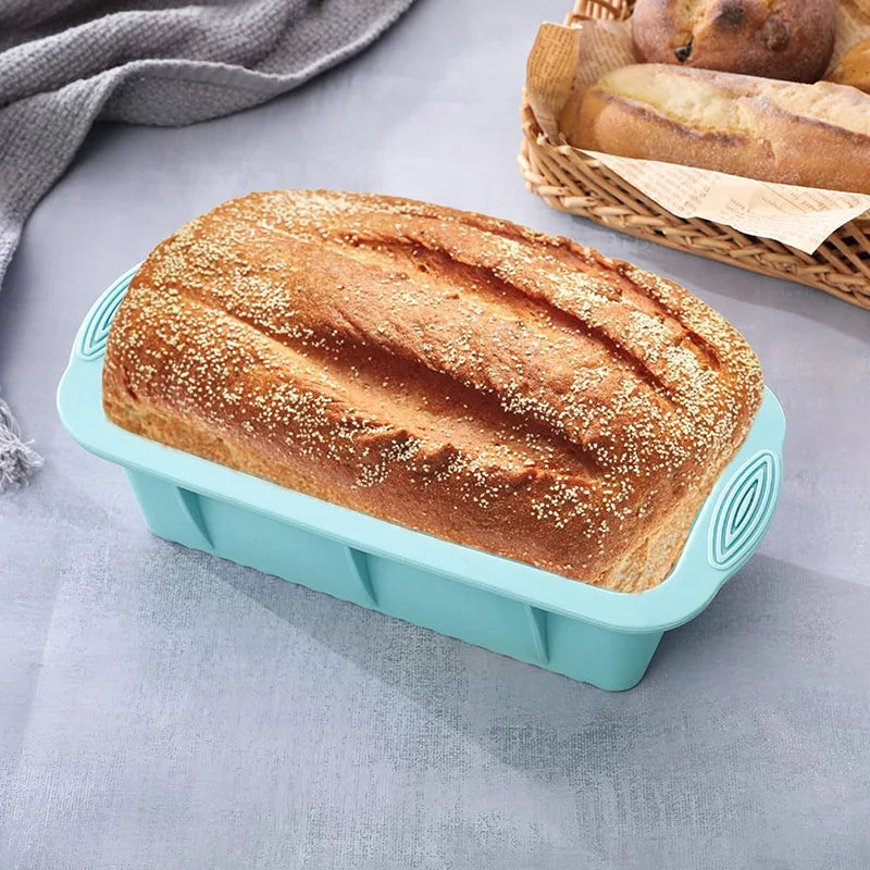 Baking Pans Set Silicone Bakeware Molds for Baking,Bread Donut Pan Cake Kitchen Fluted Tube Pan Cupcake Moulds with free Brush