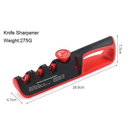 XITUO New 4-in-1 Knife Sharpener Quick Sharpening Stone Adjustable Knives Sharpener Stick For Sharp Kitchen Knives And Scissors