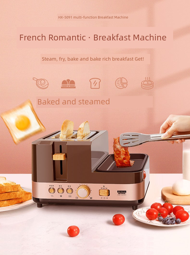 Finetek Four-in-One Commercial Sandwich Toaster