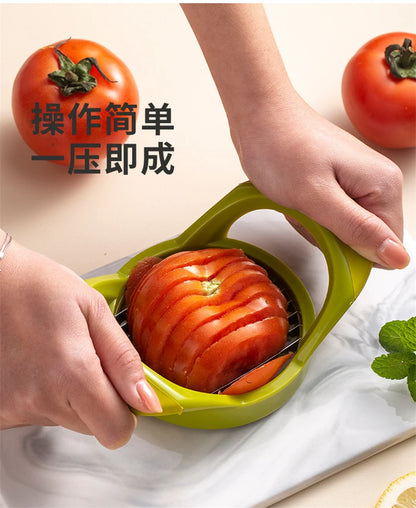 Stainless Steel Tomato Slicer Multifunctional Potato Onion Eggs Vegetable Cutter Cuts Tools Holder Slicers Kitchen Gadgets