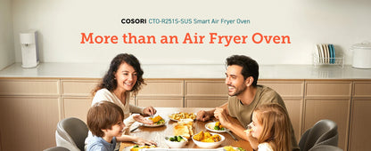 COSORI Toaster Oven Air Fryer Combo, 12-in-1, 26QT Convection Oven Countertop, Stainless Steel with Toast Bake and Broil