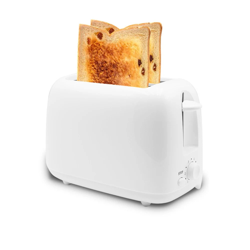 2 Slice Toaster Toaster With Extra-Wide Slots Auto-Shutoff, Adjustable 6th Gear Timed Knob Stainless Steel 2-Slice Toaster Whole