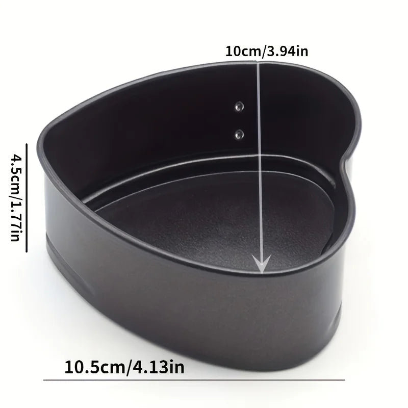 Heart Detachable Bottom Baking Pan Nonstick Baking Pans Spring Form For Cheesecake Fried Eggs Pudding MoldCake MoldTier