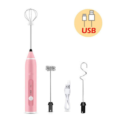 Handheld Electric Mixer with 3 Speed Setings Multipurpose USB Charging Whisk Electric Mixer Home Kitchen