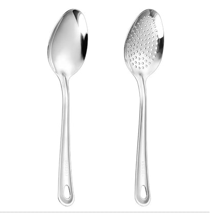 304 Stainless Steel Strainer Spoon Colander Ladle Filter Strainer Food Skimmer Useful Things For Kitchen Gadgets Kitchenware