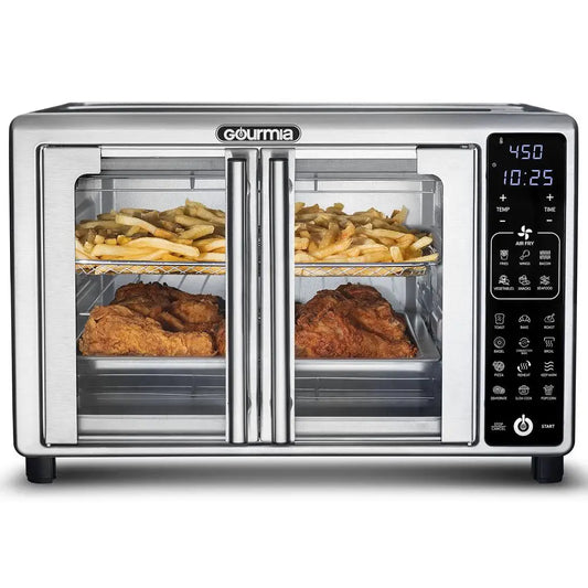 6-Slice Digital Air Fryer Toaster Oven with 19 One-Touch Presets Stainless Steel Advanced Technology Perfectly Crisped Creations