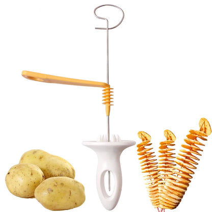 Stainless Steel Fruit & Vegetable Spiral Slicer