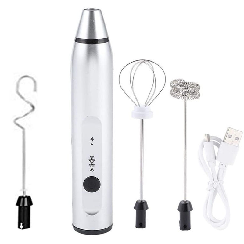 Handheld Electric Mixer with 3 Speed Setings Multipurpose USB Charging Whisk Electric Mixer Home Kitchen