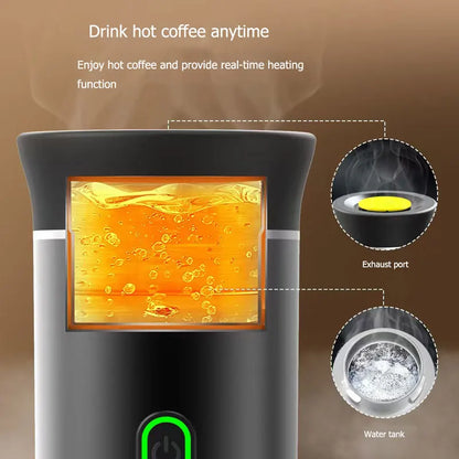 Portable Capsule Coffee Machine Ltalian Espresso Electric Small Wireless Heat Pump Pressure Household Coffee Machine