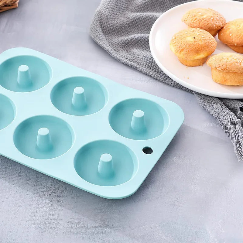 Baking Pans Set Silicone Bakeware Molds for Baking,Bread Donut Pan Cake Kitchen Fluted Tube Pan Cupcake Moulds with free Brush