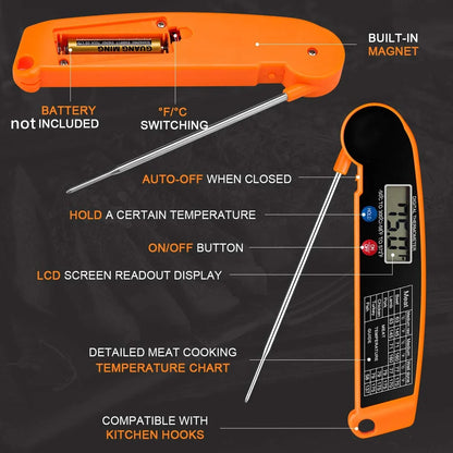 Digital Kitchen Food Thermometer For Meat Water Milk Cooking Food Probe BBQ Electronic Oven Thermometer Kitchen Tools