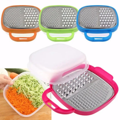 3-in-1 Plastic Manual Vegetable Chopper Slicer Cheese Carrot Shredder Potato Grater French Fry Cutter Kitchen Fruit Accessories